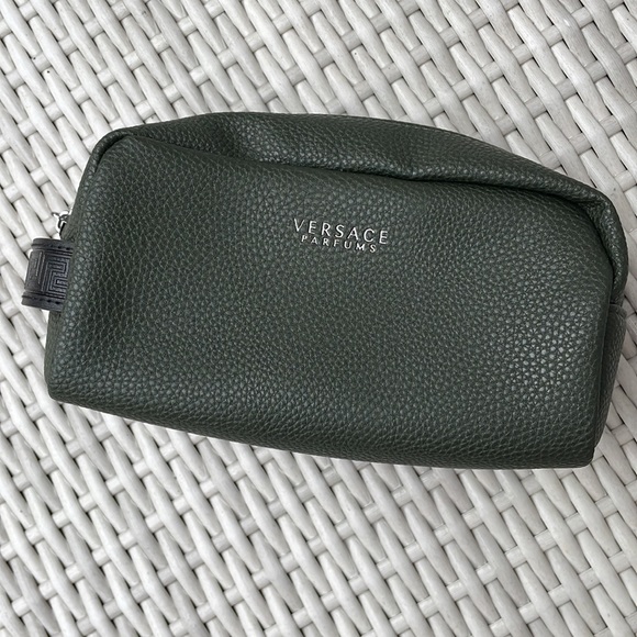 VERSACE Parfums Green Cosmetic/Toiletry Bag - Picture 3 of 11